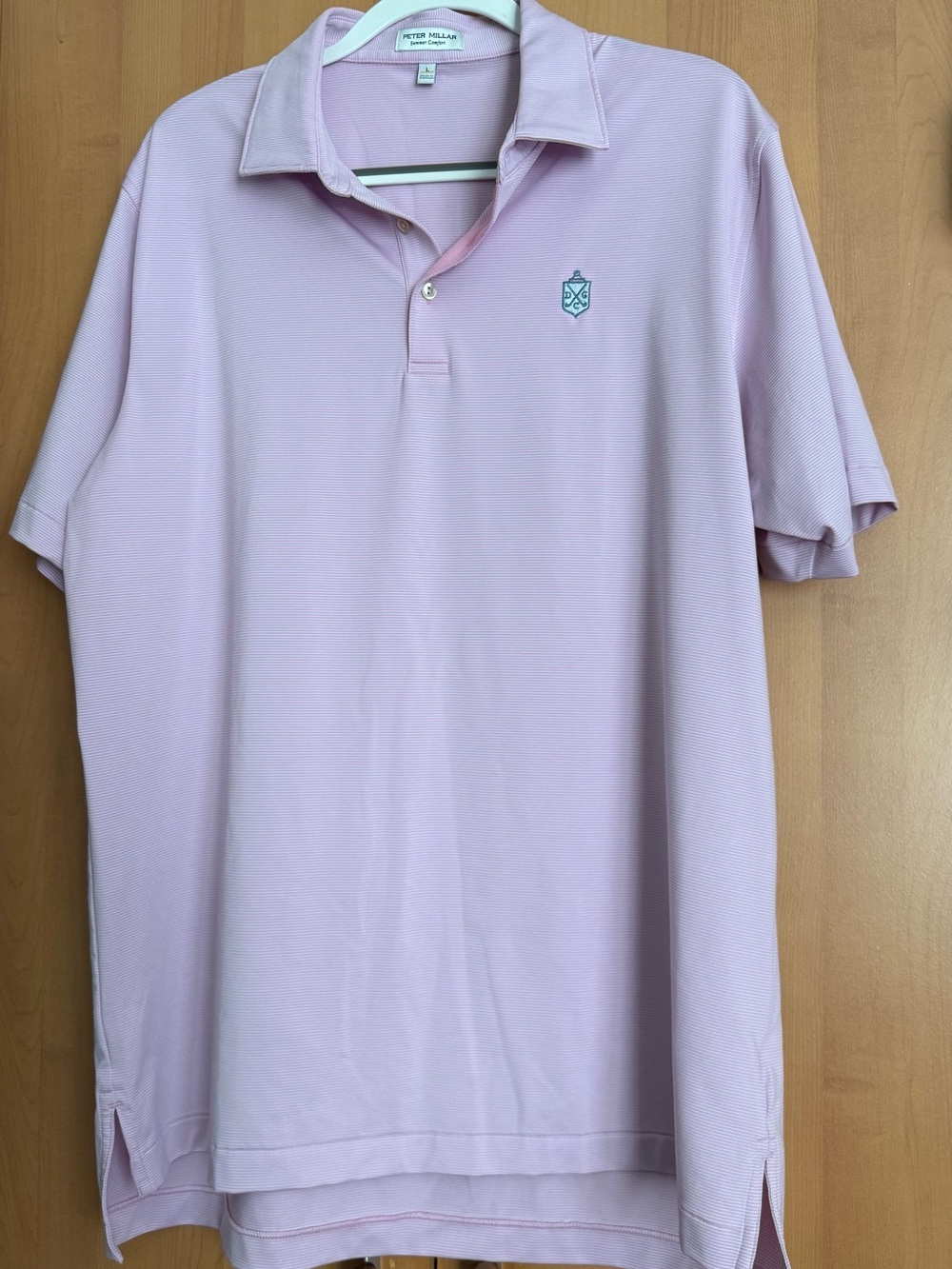 Peter Millar Pale Pink Performance Polo